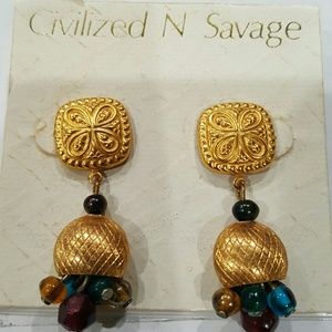 Vintage Savage earrings
